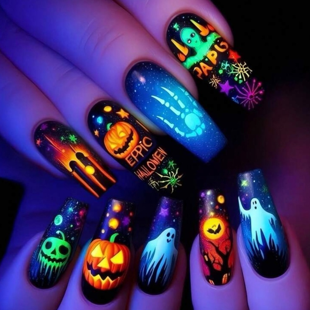 Halloween 24pc press on nails